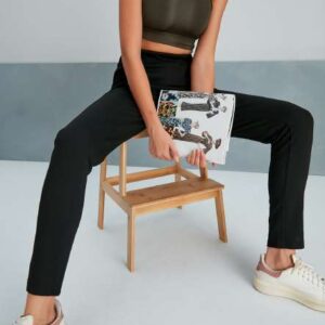 Dnevne pantalone za šetnju s džepovima i prorezom